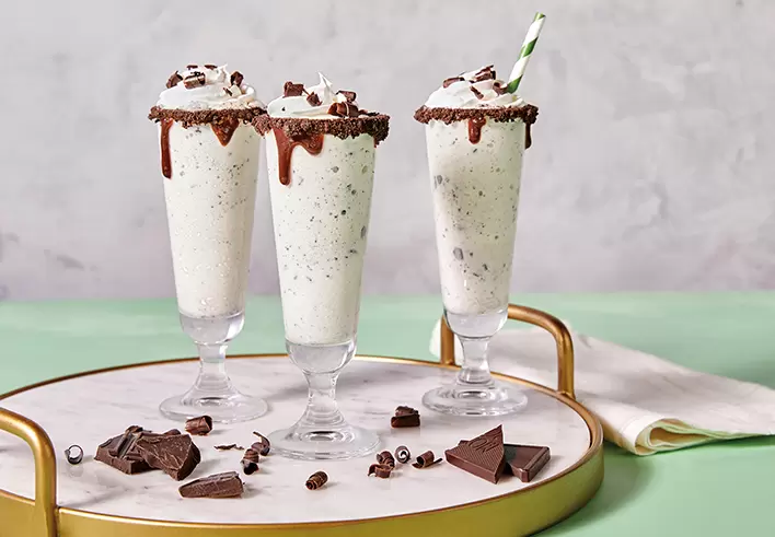 Shamrock Cream Minty Shake Delight Recipe