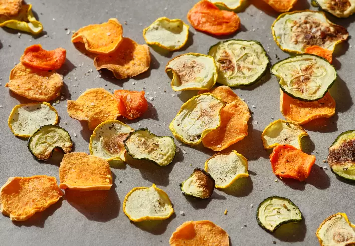 Crispy Vegetable Snack Mix Recipe