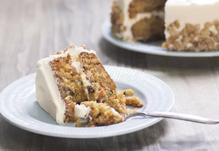 Spiced Carrot Walnut Dessert Cake Recipe