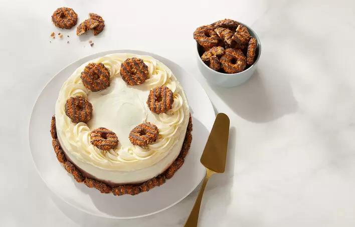 Caramel Coconut Fudge Cookie Cake Recipe